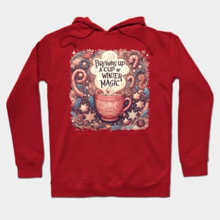 hot cocoa, winter magic Hoodie